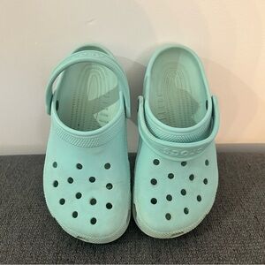 Light blue Crocs
